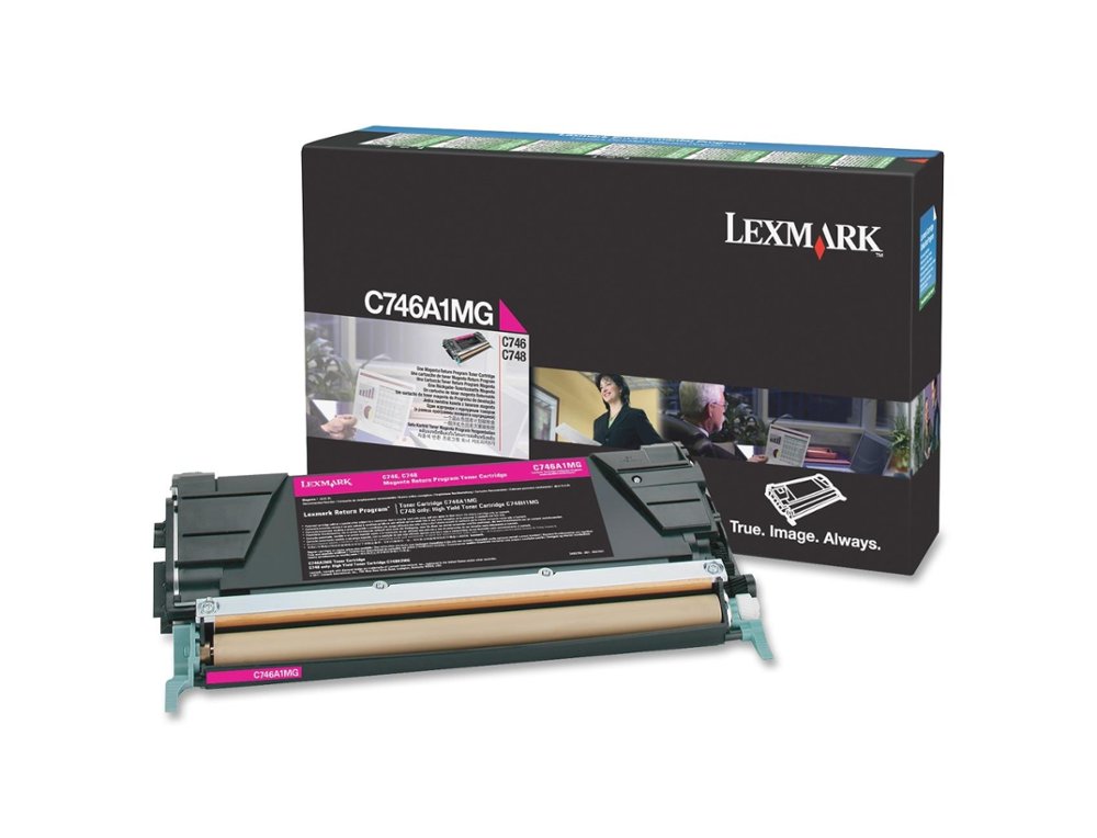 TONER LEXMARK LASER C746A1MG C746 / C748 MAGENTA 7000 PAGINAS