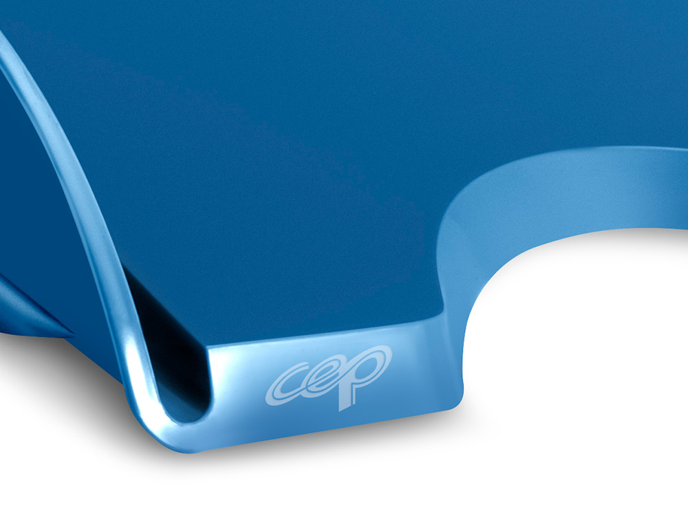 BANDEJA SOBREMESA CEP RIVIERA PLASTICO COLOR AZUL PORCELANA 348X257X66 MM