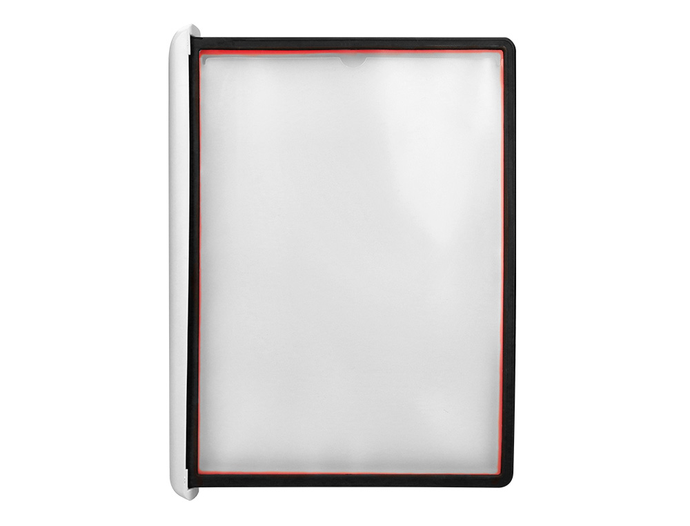 PORTACATALOGO DE PARED PLASTICO LIDERPAPEL CON 10 FUNDAS DIN A4 COLORES SURTIDOS