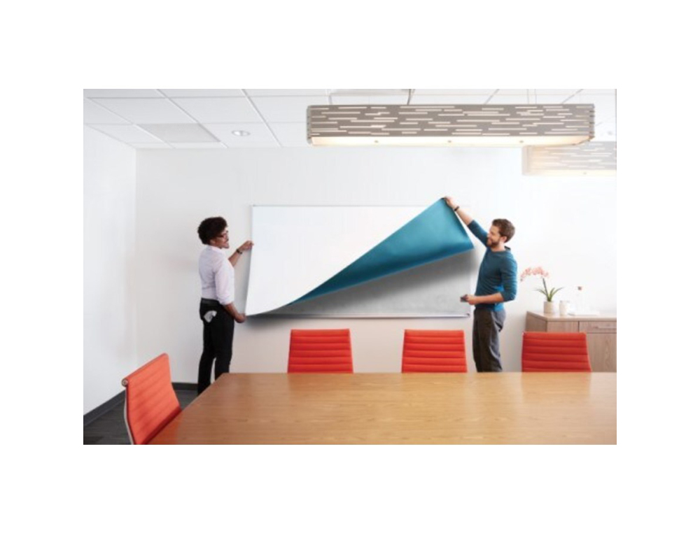 PIZARRA BLANCA POST-IT SUPER STICKY FLEX ADHESIVA REMOVIBLE ROLLO 91,4X121,9 CM