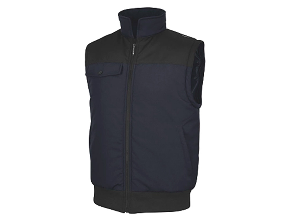 CHALECO DELTAPLUS MULTIBOLSILLOS CON CREMALLERA Y MANGAS DESMONTABLES 80% POLIESTER 20% ALGODON TALLA