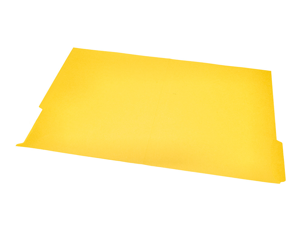 SUBCARPETA CARTULINA LIDERPAPEL DIN A4 PESTAA DERECHA 240G/M2 COLOR AMARILLO