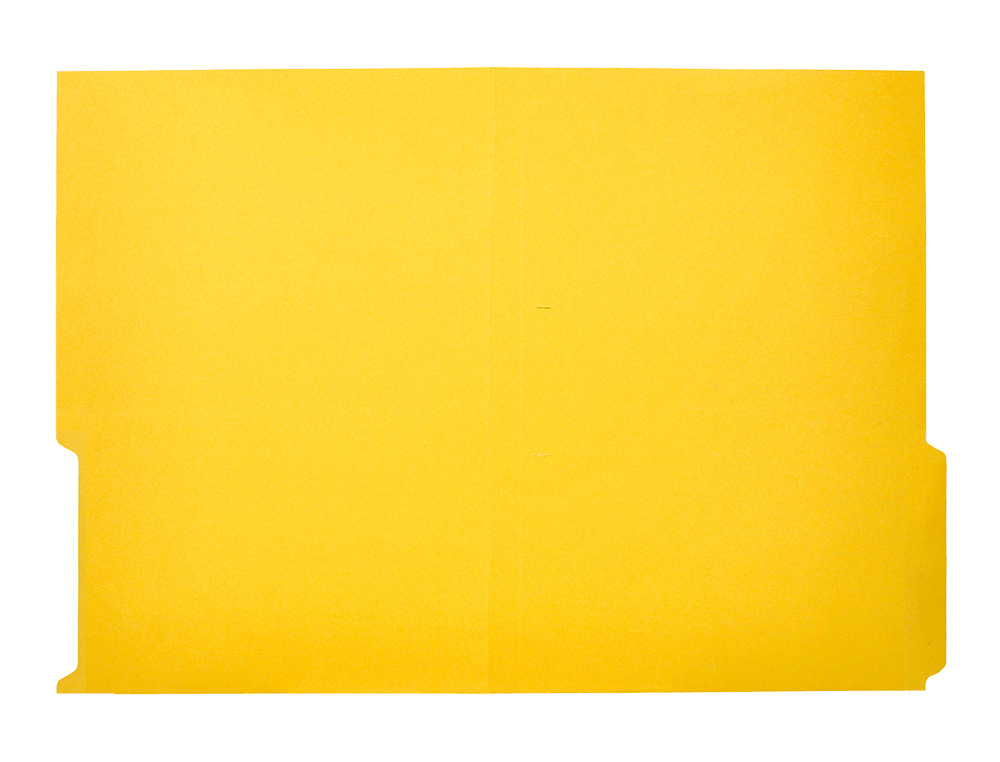 SUBCARPETA CARTULINA LIDERPAPEL DIN A4 PESTAA DERECHA 240G/M2 COLOR AMARILLO