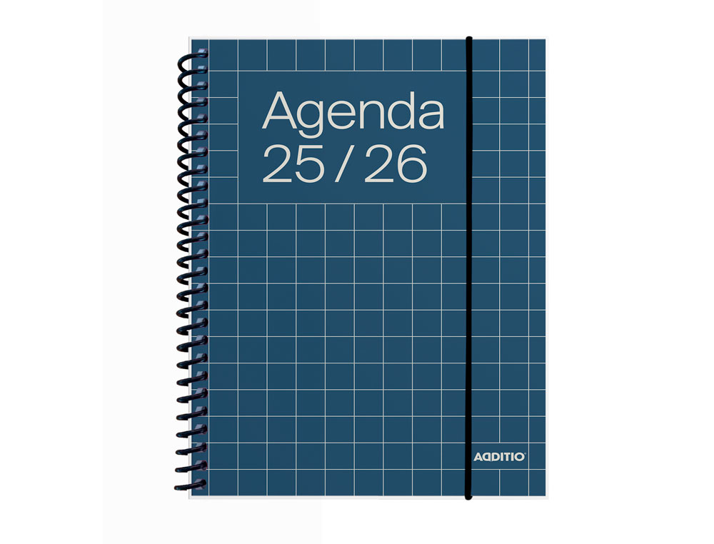 AGENDA UNIVERSAL ADDITIO MINI 16,5X21,5 CM SEMANA VISTA CURSO ESCOLAR +16 AOS PAGINAS ANOTACIONES COLORES SURTIDOS