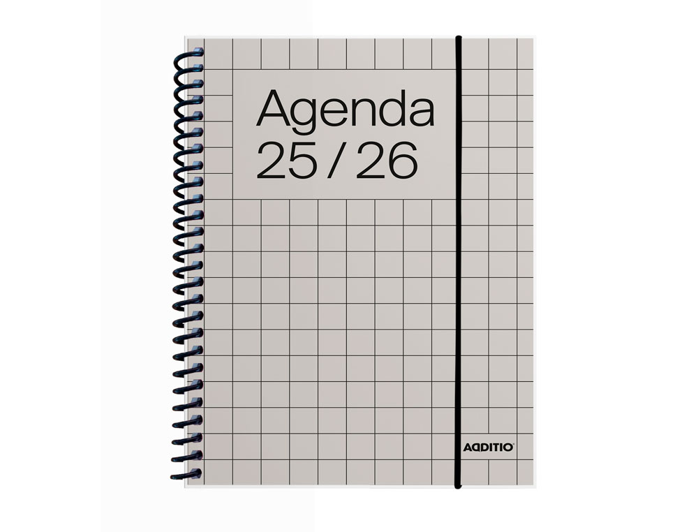 AGENDA UNIVERSAL ADDITIO MINI 16,5X21,5 CM SEMANA VISTA CURSO ESCOLAR +16 AOS PAGINAS ANOTACIONES COLORES SURTIDOS