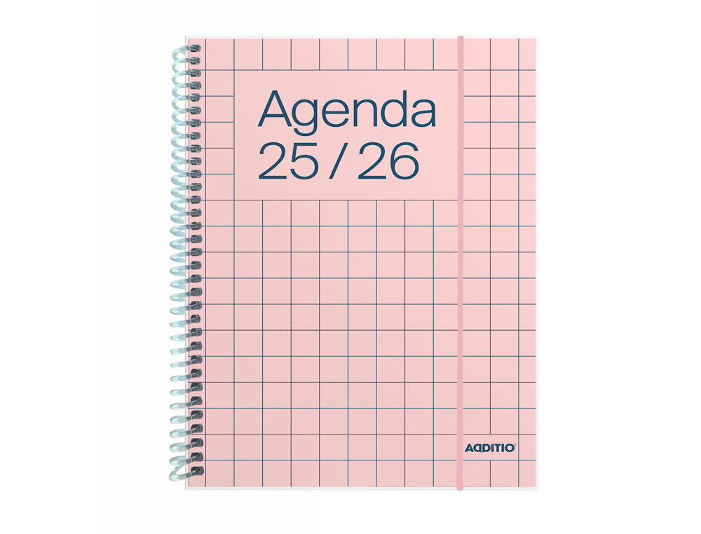 AGENDA UNIVERSAL ADDITIO MINI 16,5X21,5 CM SEMANA VISTA CURSO ESCOLAR +16 AOS PAGINAS ANOTACIONES COLORES SURTIDOS
