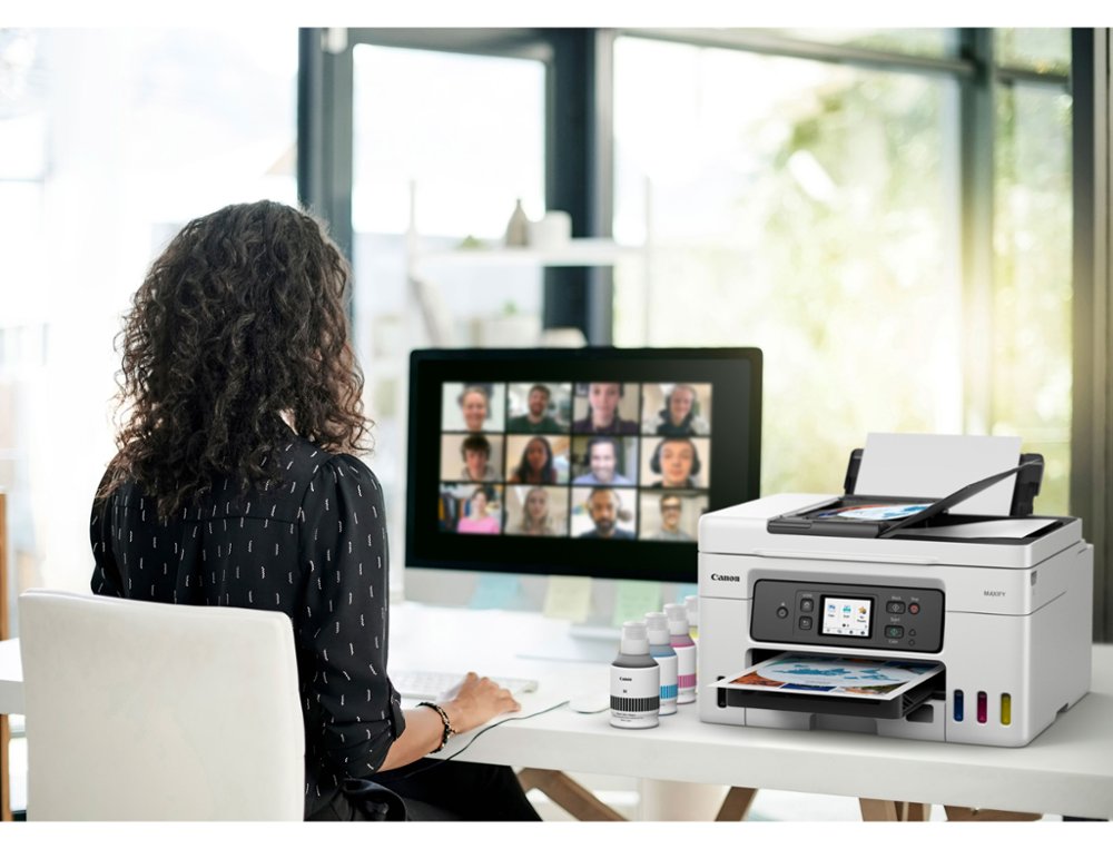 EQUIPO MULTIFUNCION CANON MAXIFY GX4050 TINTA COLOR 18 PPM NEGRO / 13 PPM COLOR A4 IMPRESORA ESCANER COPIADORA