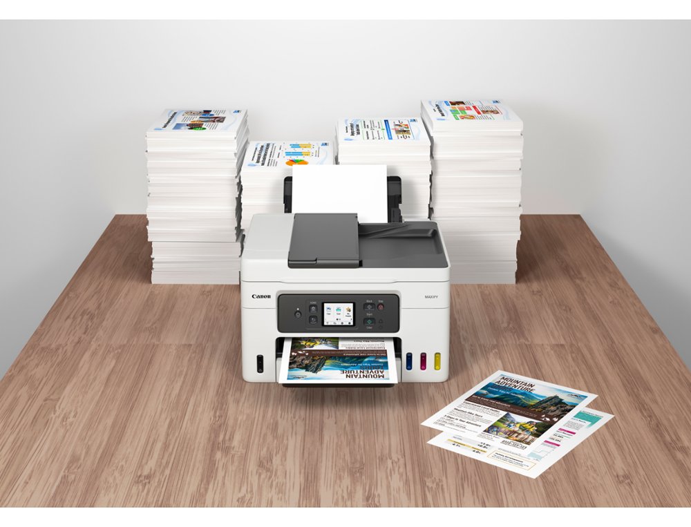 EQUIPO MULTIFUNCION CANON MAXIFY GX4050 TINTA COLOR 18 PPM NEGRO / 13 PPM COLOR A4 IMPRESORA ESCANER COPIADORA