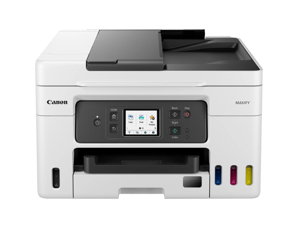EQUIPO MULTIFUNCION CANON MAXIFY GX4050 TINTA COLOR 18 PPM NEGRO / 13 PPM COLOR A4 IMPRESORA ESCANER COPIADORA
