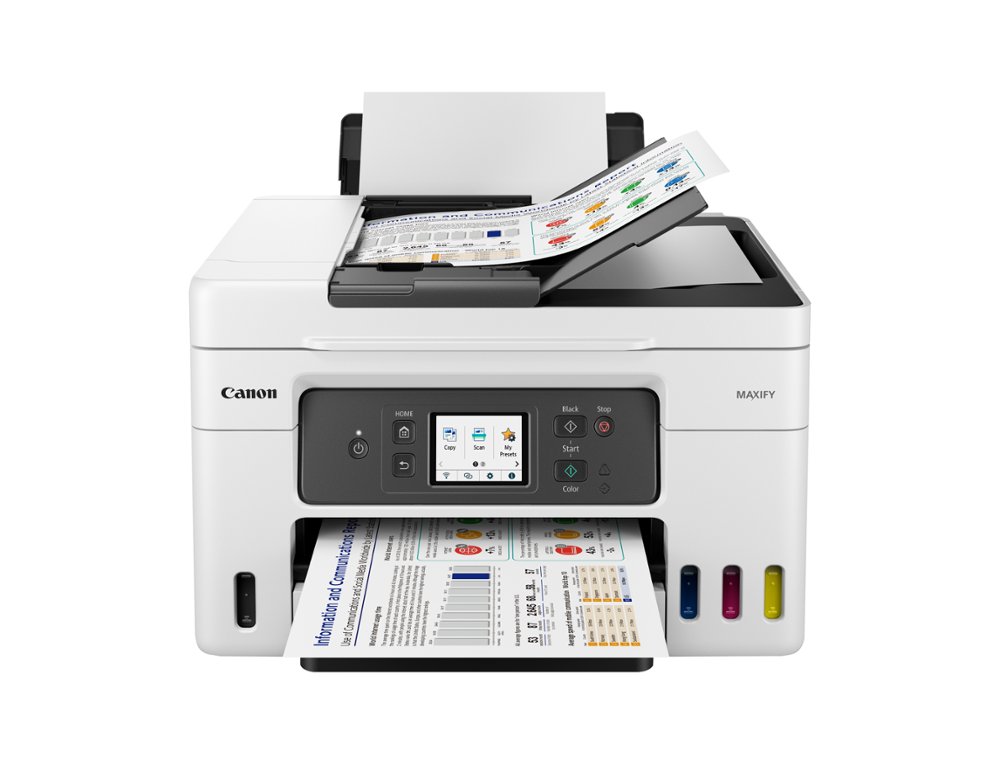 EQUIPO MULTIFUNCION CANON MAXIFY GX4050 TINTA COLOR 18 PPM NEGRO / 13 PPM COLOR A4 IMPRESORA ESCANER COPIADORA