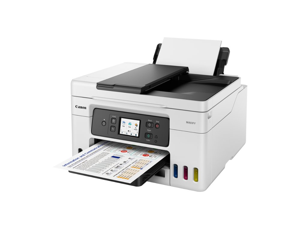 EQUIPO MULTIFUNCION CANON MAXIFY GX4050 TINTA COLOR 18 PPM NEGRO / 13 PPM COLOR A4 IMPRESORA ESCANER COPIADORA