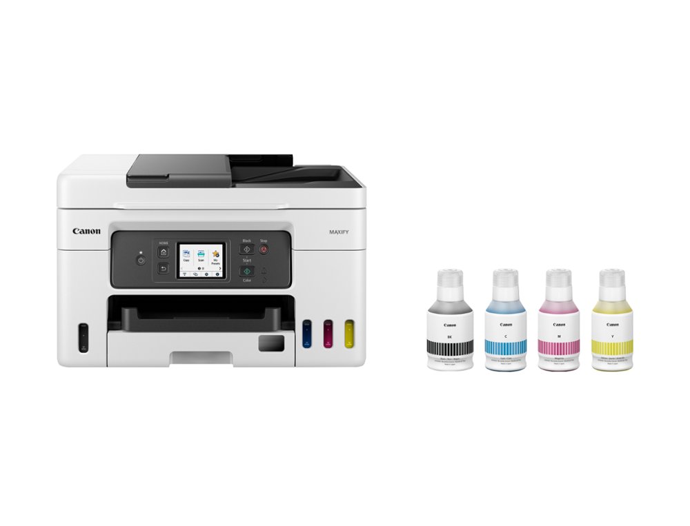 EQUIPO MULTIFUNCION CANON MAXIFY GX4050 TINTA COLOR 18 PPM NEGRO / 13 PPM COLOR A4 IMPRESORA ESCANER COPIADORA