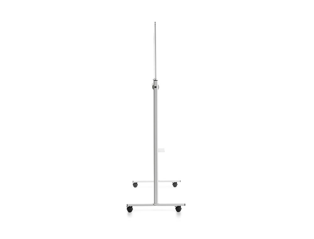 PIZARRA BLANCA ROCADA VOLTEABLE DOBLE CARA MAGNETICA ACERO LACADO 120X90 CM
