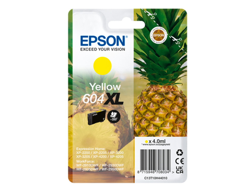 INK-JET EPSON 604XL EXPRESSION HOME XP-2200 / 2205 / 3200 / 3205 / 4200 / 4205 / WF-2910 SERIES COLOR