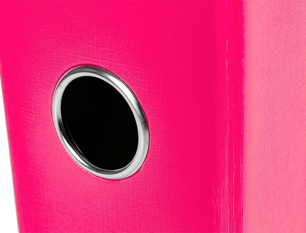 MODULO LIDERPAPEL 3 ARCHIVADORES FOLIO 2 ANILLAS MECANISMO DE PALANCA 52MM ROSA
