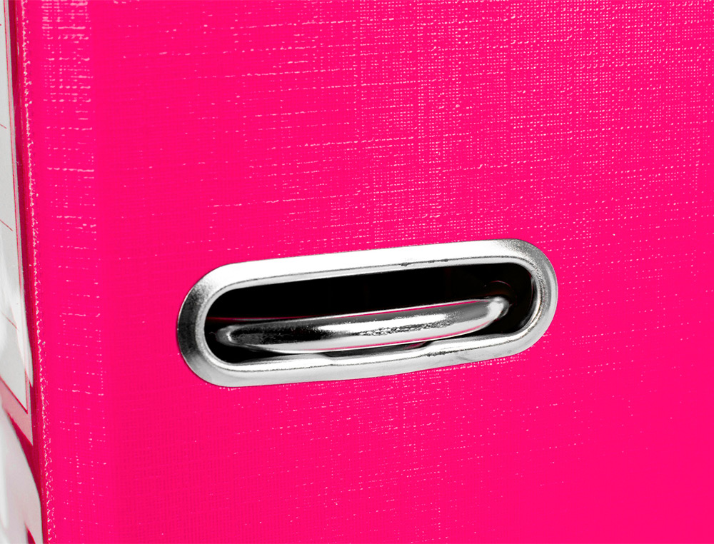 MODULO LIDERPAPEL 3 ARCHIVADORES FOLIO 2 ANILLAS MECANISMO DE PALANCA 52MM ROSA