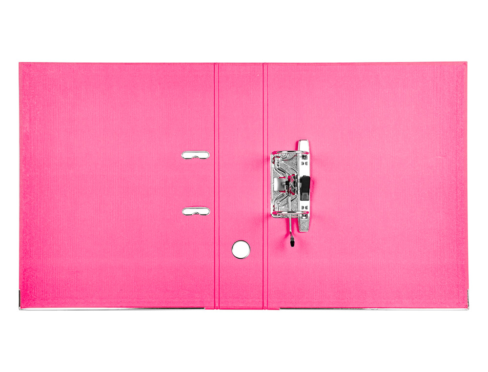 MODULO LIDERPAPEL 3 ARCHIVADORES FOLIO 2 ANILLAS MECANISMO DE PALANCA 52MM ROSA