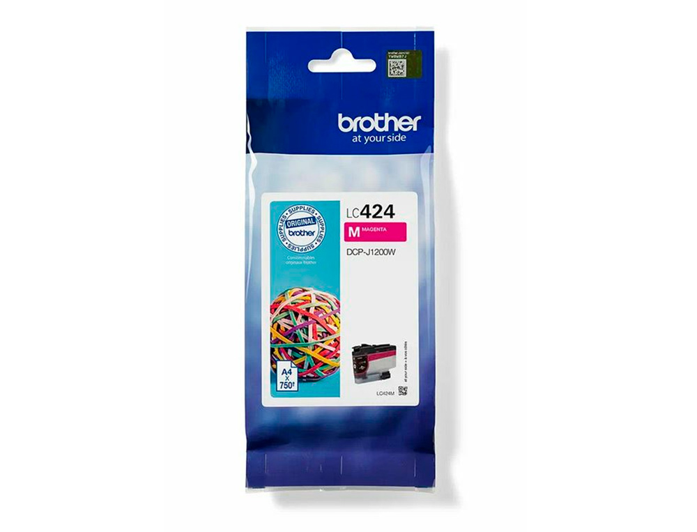 INK-JET BROTHER LC424 DCP-1200W MAGENTA 750 PAGINAS