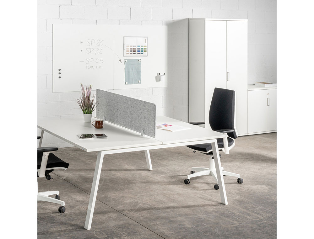 PIZARRA BLANCA ROCADA SKINWHITEBOARD PRO LACADA MAGNETICA 100X100 CM 2 MODULOS