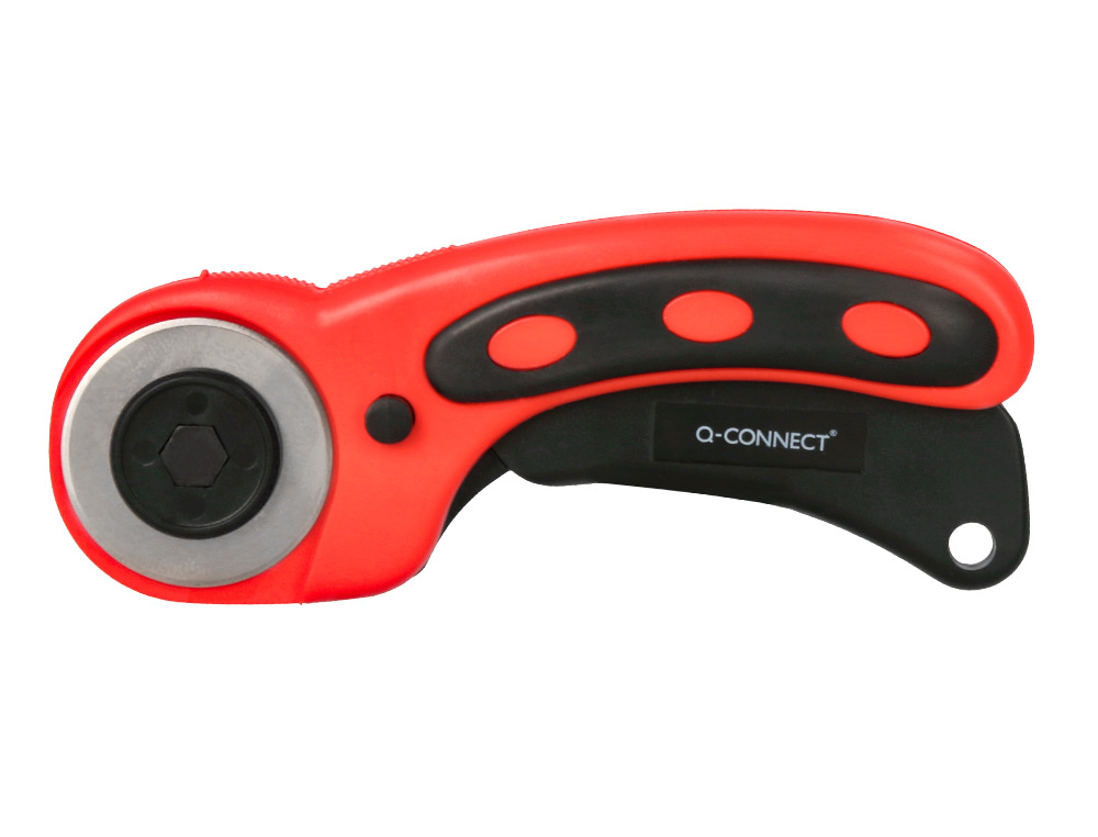 CUTER Q-CONNECT ROTATORIO MEDIDAS 22X56X165 MM CUCHILLA CIRCULAR 45 MM XD-38 BLISTER 1 UNIDAD