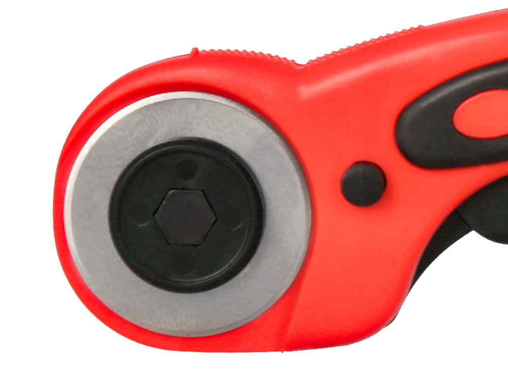 CUTER Q-CONNECT ROTATORIO MEDIDAS 22X56X165 MM CUCHILLA CIRCULAR 45 MM XD-38 BLISTER 1 UNIDAD