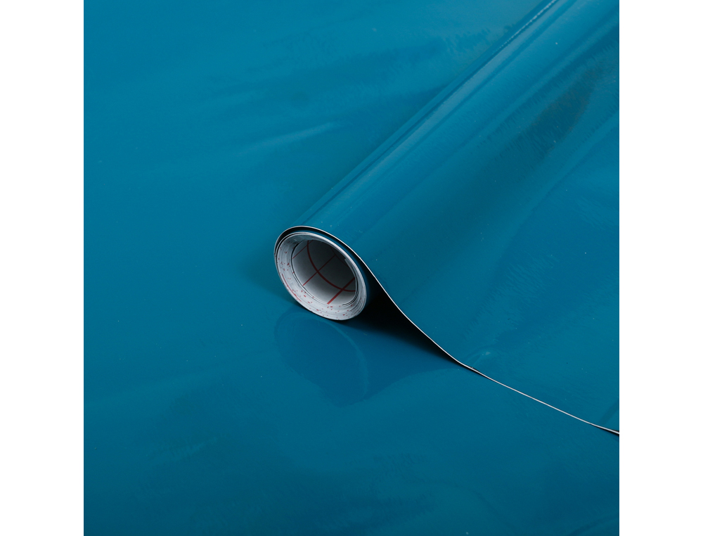ROLLO ADHESIVO D-C-FIX AZUL PETROLEO ANCHO 45 CM LARGO 15 MT