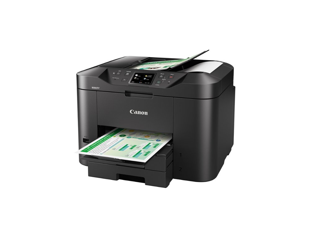 EQUIPO MULTIFUNCION CANON MAXIFY MB2750 TINTA COLOR 24PPM NEGRO 15PPM DIN A4 COLOR WIFI IMPRESORA ESCANER