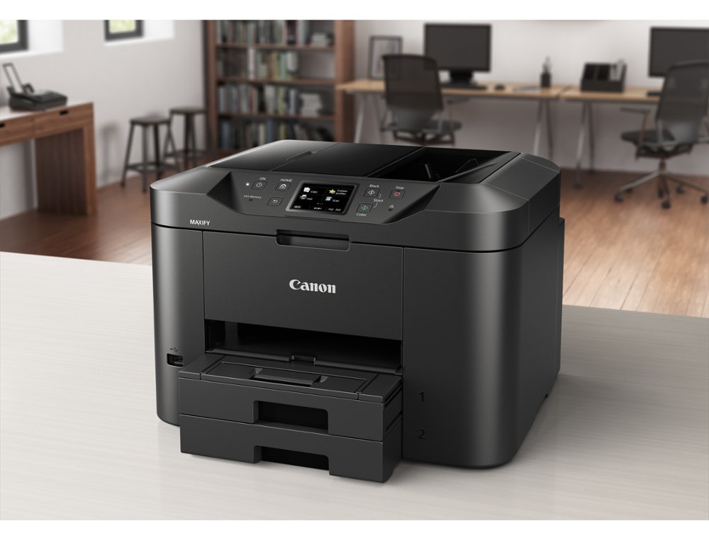 EQUIPO MULTIFUNCION CANON MAXIFY MB2750 TINTA COLOR 24PPM NEGRO 15PPM DIN A4 COLOR WIFI IMPRESORA ESCANER