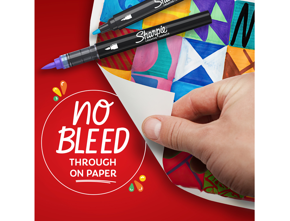 ROTULADOR SHARPIE ACRYLIC PUNTA REDONDA BLISTER DE 12 UNIDADES COLORES SURTIDOS
