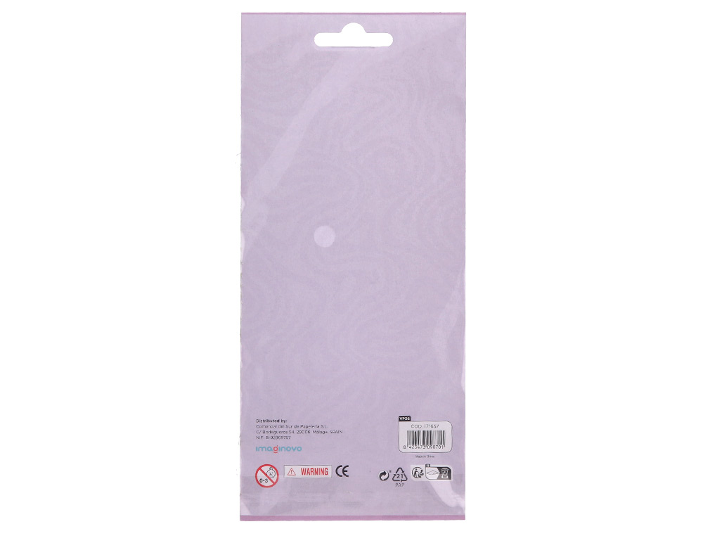 PEGATINAS IMAGINOVO DISEÑOS SURTIDOS SMILEY CON BRILLO 214X100 MM EN BLISTER