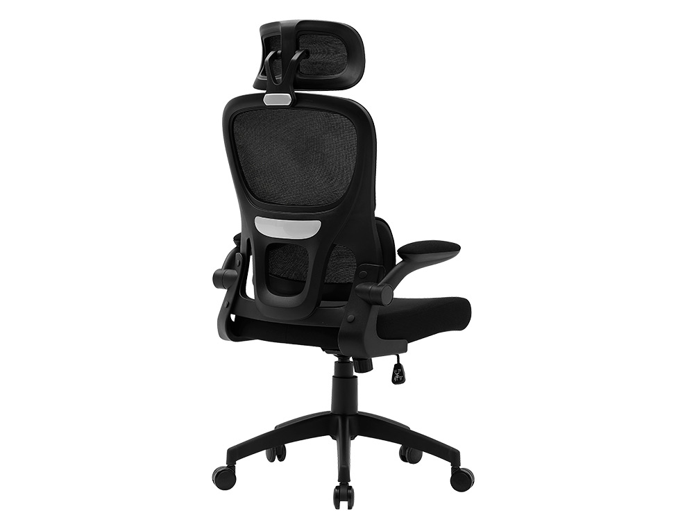 SILLA Q-CONNECT DIRECCION SORRENTO MALLA BASE METALICA ALT MAX 1320 ANC 650 PROF 600 MM RUEDAS PREMIUM NEGRO