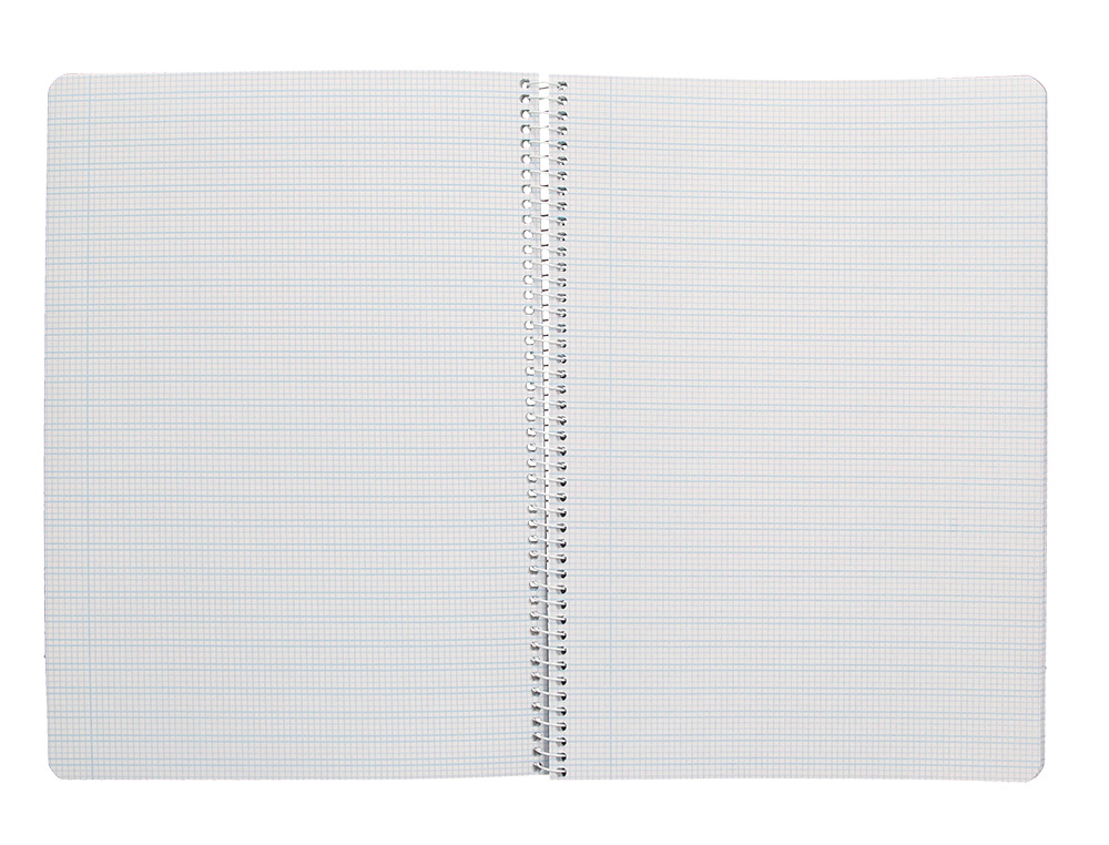 CUADERNO ESPIRAL LIDERPAPEL A4 PAUTAGUIA TAPA BLANDA 80H 75 GR CUADRO PAUTADO 2,5MM COLOR VERDE