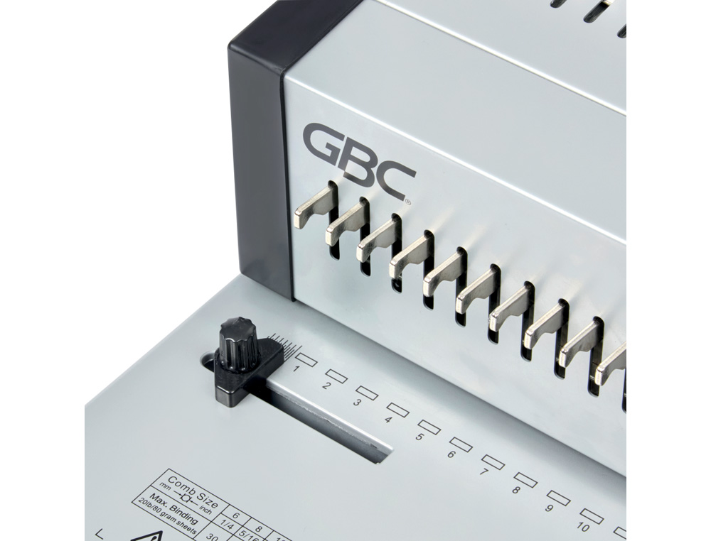 ENCUADERNADORA PARA CANUTILLO GBC COMBBIND CB25 PRO PERFORA 25 HOJAS TAMAÑO A4 ENCUADERNA 500 HOJAS