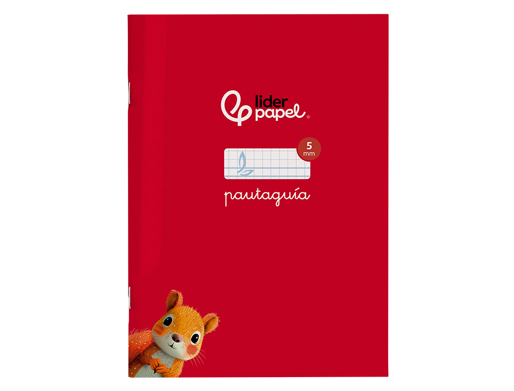 LIBRETA LIDERPAPEL PAUTAGUIA TAPA CARTONCILLO 32H DIN A5+ 75GR CUADRICULADO PAUTADO 5MM CON MARGEN 6 COLORES SURTIDOS