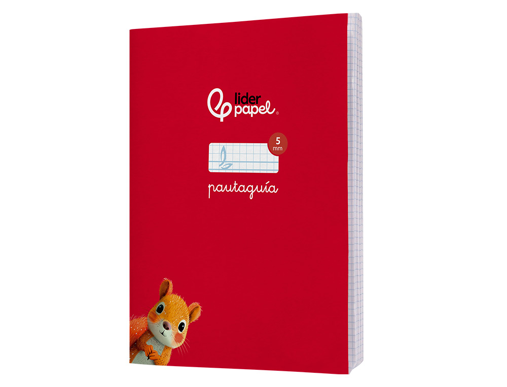 LIBRETA LIDERPAPEL PAUTAGUIA TAPA CARTONCILLO 32H DIN A5+ 75GR CUADRICULADO PAUTADO 5MM CON MARGEN 6 COLORES SURTIDOS
