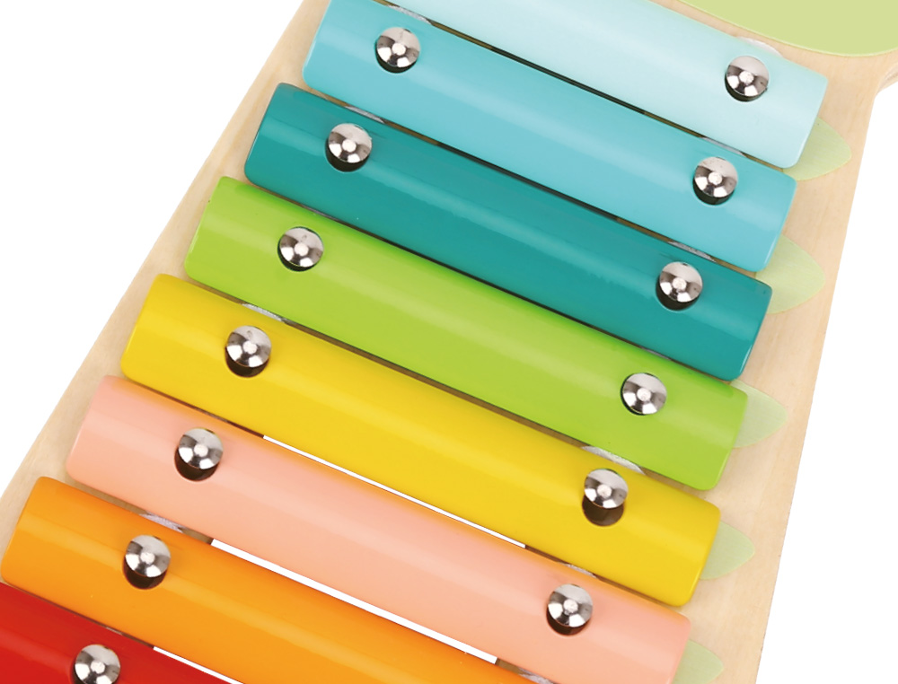 JUEGO INFANTIL IMAGINOVO MADERA XILOFONO INSTRUMENTO MUSICAL COCODRILO +18 MESES 28X14,8X2,5CM