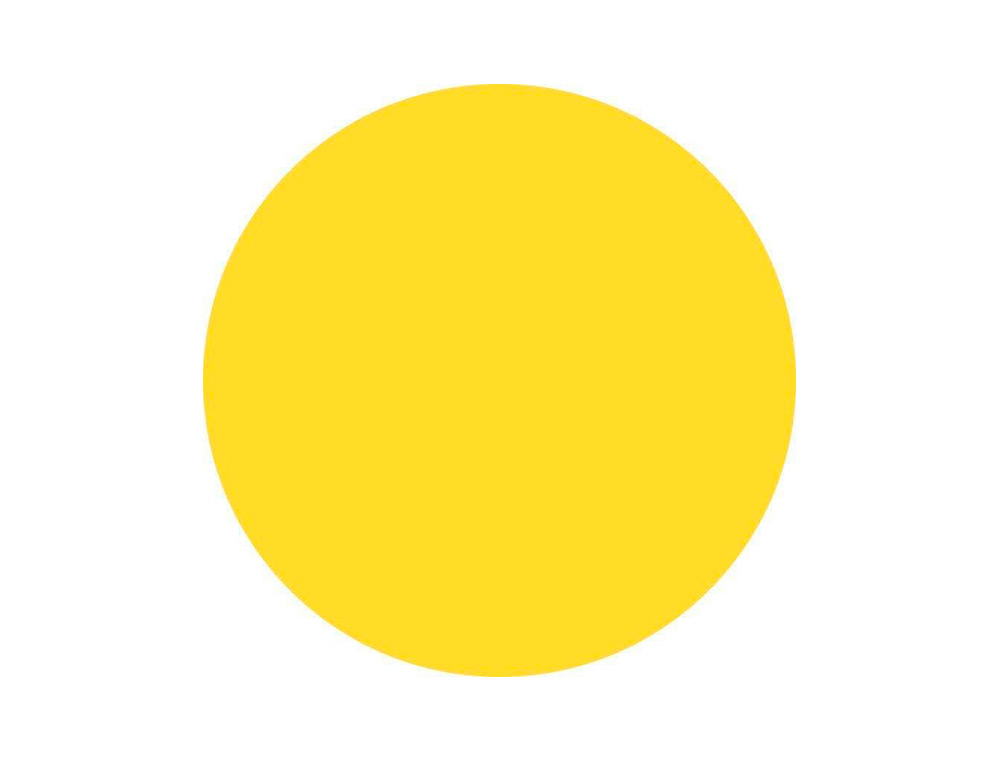 GOMETS LIDERPAPEL AUTOADHESIVO CIRCULOS 20 MM AMARILLO ROLLO DE 2000 UNIDADES EN CAJA DE CARTON