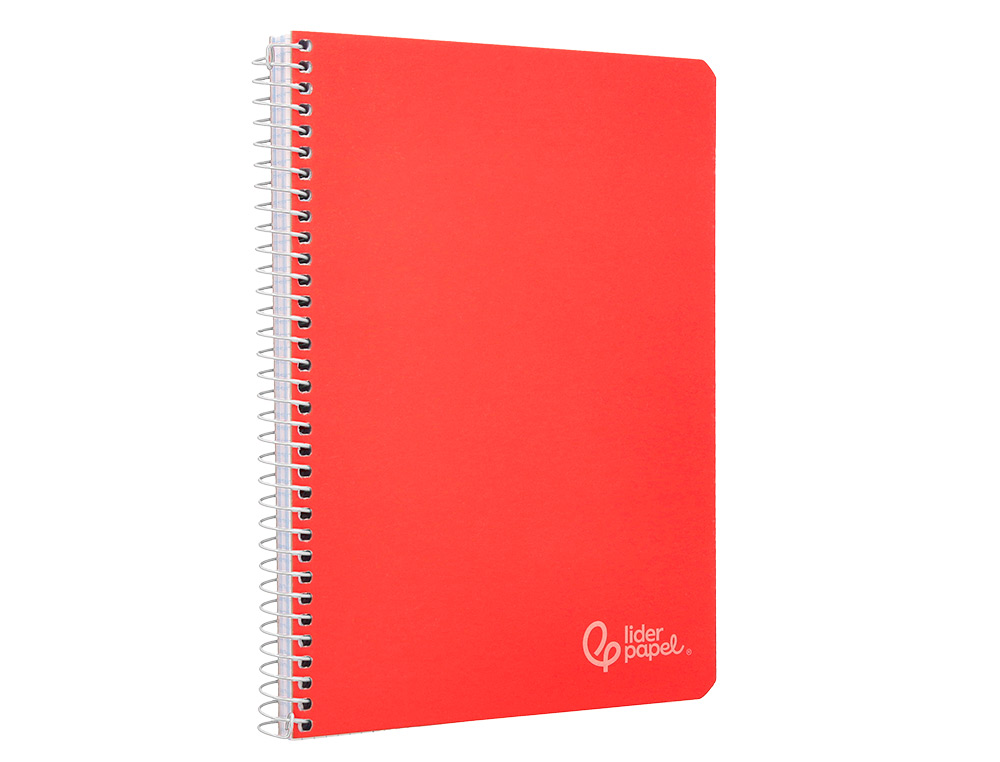 CUADERNO ESPIRAL LIDERPAPEL A5 WITTY TAPA DURA 80H 90GR CUADRO 4MM CON MARGEN COLORES SURTIDOS