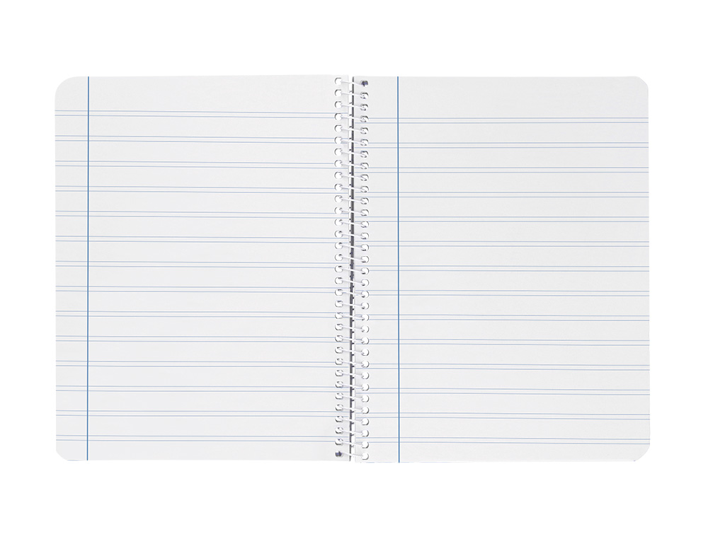 CUADERNO ESPIRAL LIDERPAPEL DIN A5 WITTY TAPA DURA 80H 90GR PAUTA ESTRECHA 2,5MM CONMARGEN COLORES SURTIDOS