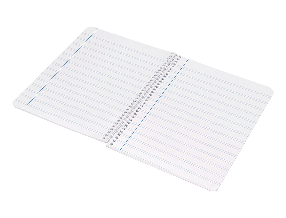 CUADERNO ESPIRAL LIDERPAPEL DIN A5 WITTY TAPA DURA 80H 90GR PAUTA ESTRECHA 2,5MM CONMARGEN COLORES SURTIDOS