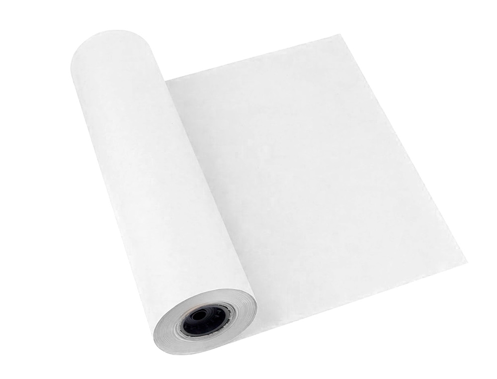 PAPEL KRAFT LIDERPAPEL BLANCO BOBINA 1 MT X 833 MT ESPECIAL PARA EMBALAJE PESO 50 KG