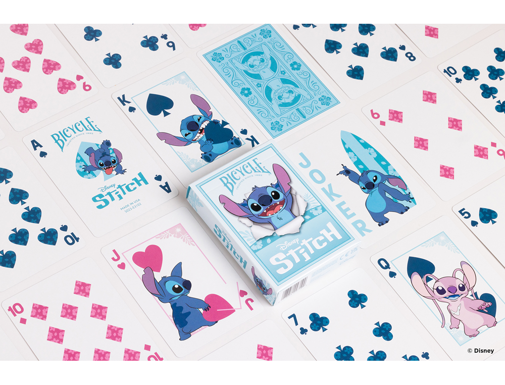 BARAJA DE CARTAS BICYCLE DISNEY STITCH