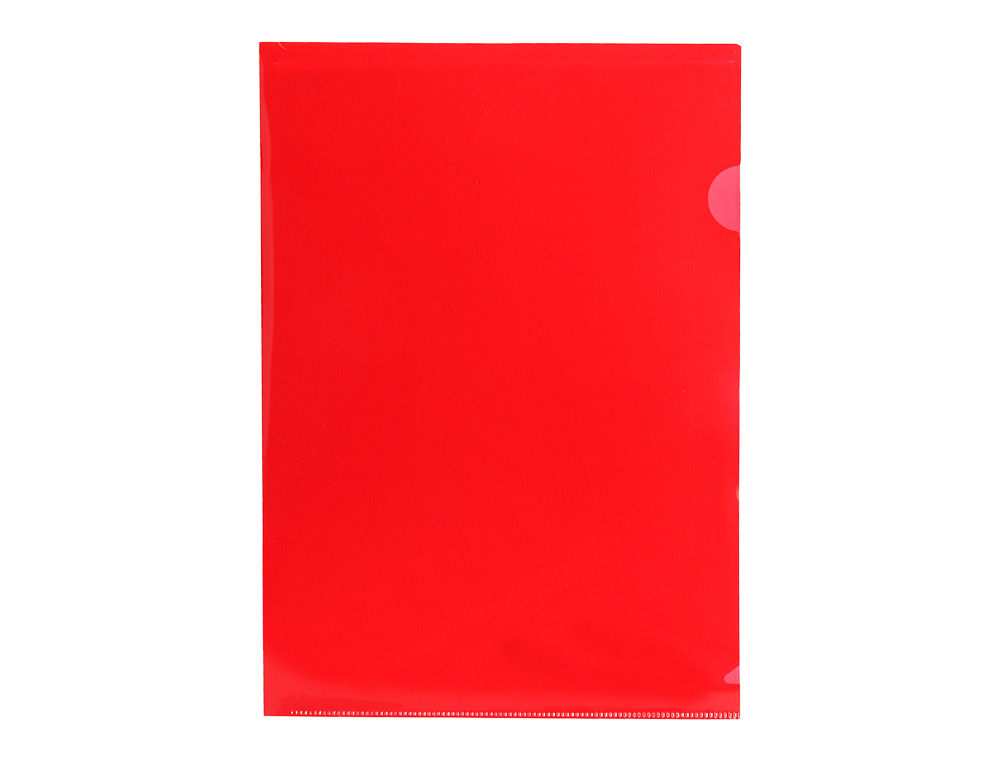 CARPETA LIDERPAPEL DOSSIER UÑERO 44000 POLIPROPILENO DIN A4 ROJA 20 HOJAS