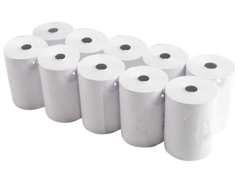 ROLLO SUMADORA TERMICO Q-CONNECT 57 MM ANCHO X 60 MM DIAMETRO SIN BISFENOL A