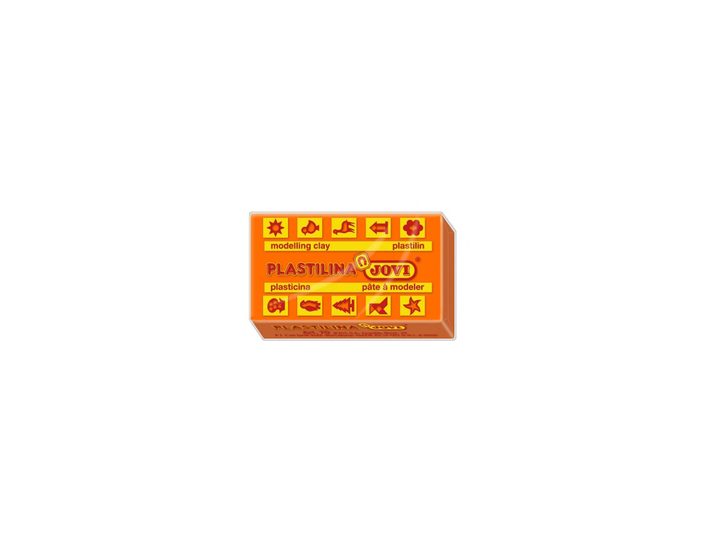 PLASTILINA JOVI 70 NARANJA UNIDAD TAMAÑO PEQUEÑO