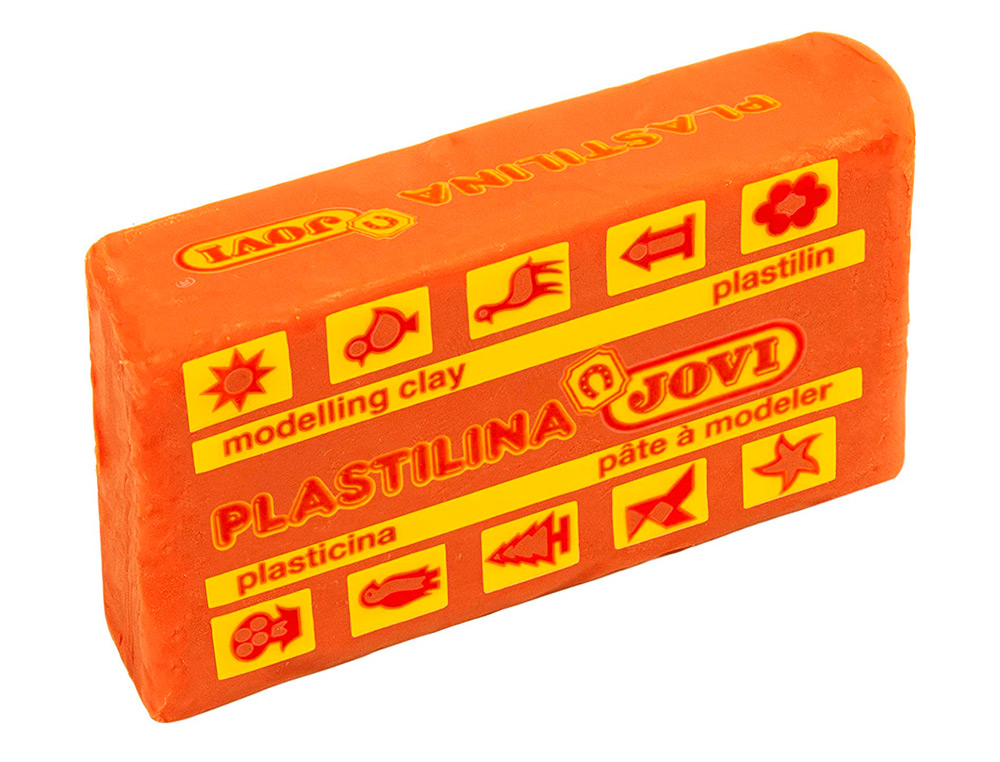 PLASTILINA JOVI 70 NARANJA UNIDAD TAMAÑO PEQUEÑO