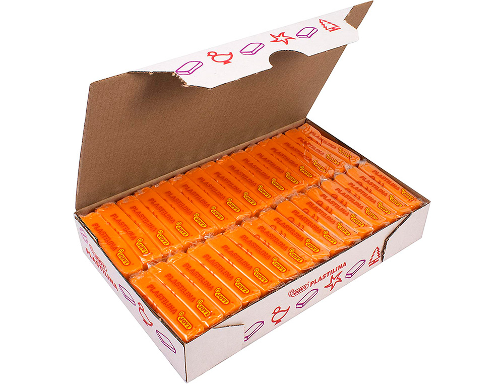 PLASTILINA JOVI 70 NARANJA UNIDAD TAMAÑO PEQUEÑO