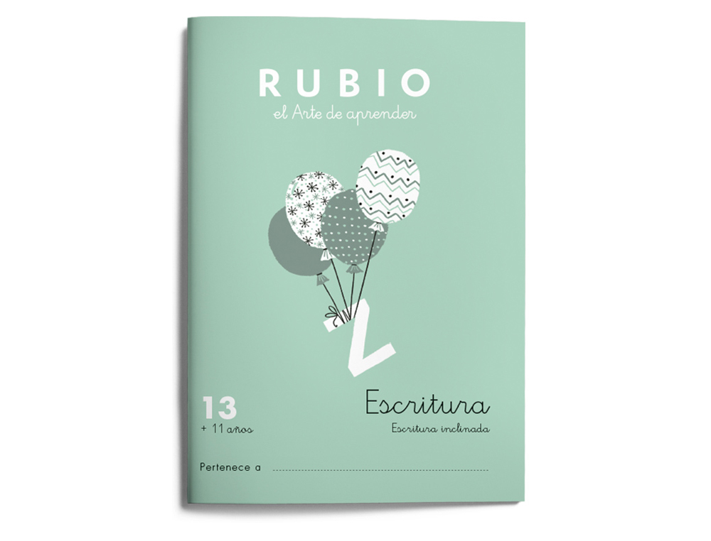 CUADERNO RUBIO CALIGRAFIA Nº 13