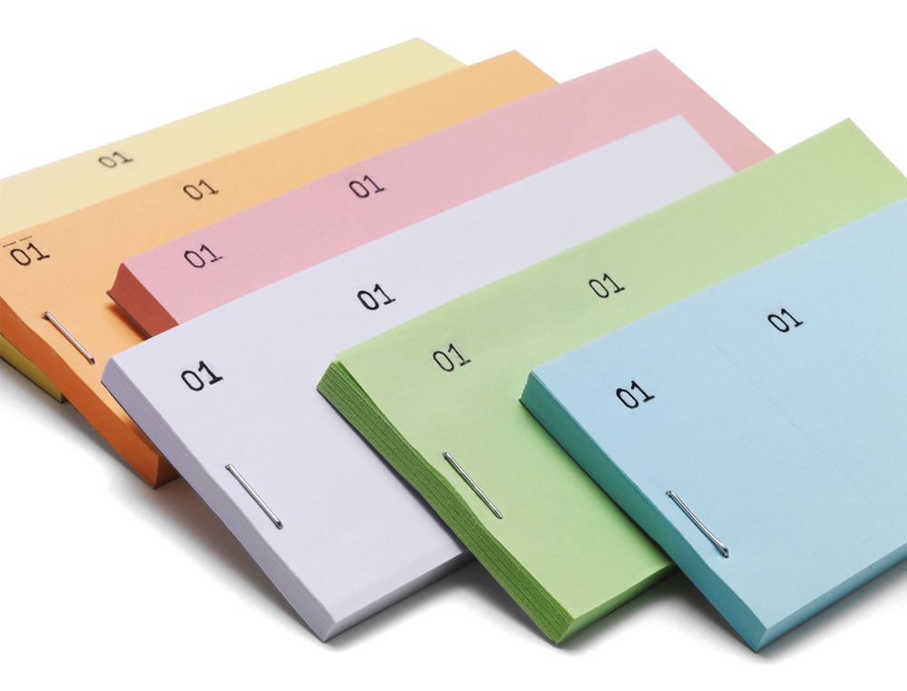 TALONARIO LIDERPAPEL MOSTRADOR 60X145 MM TL06 VERDE CON MATRIZ