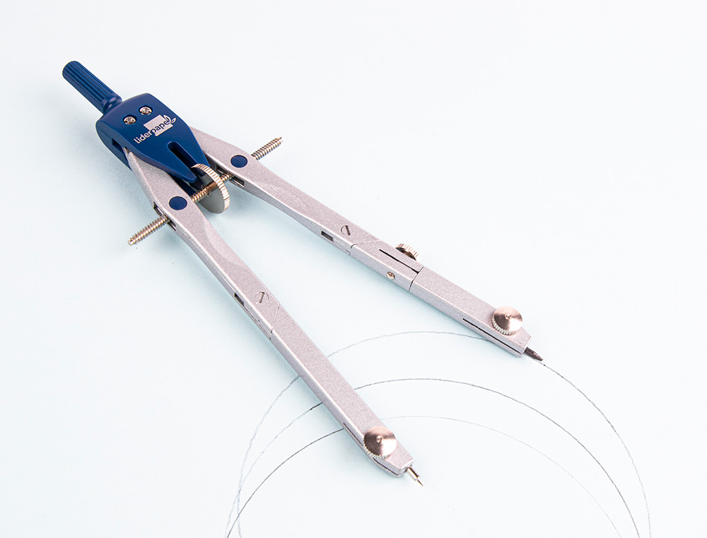 COMPAS LIDERPAPEL MICROMETRICO CON ADAPTADOR